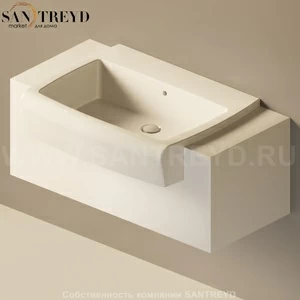 Flaminia UNA Консоль для раковины от 100 до 200 см белая UNA75C1.9016