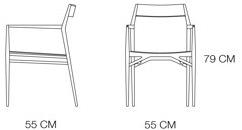 Branca Lisboa Стул из бука с подлокотниками sun-id-1363745 - Вид №5