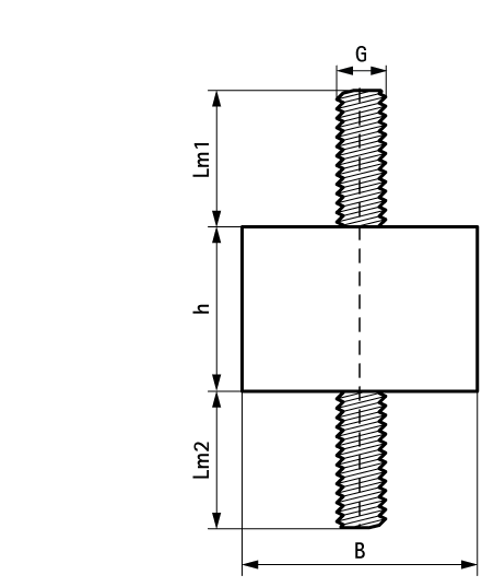 4125009 Виброгаситель típusú A M8x23mm для монтажа оборудования walraven  - Вид №1