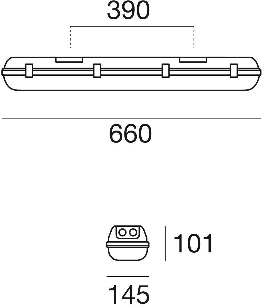 Linea Light Group Наружный светодиодный потолочный светильник из поликарбоната sun-id-1411037 - Вид №3