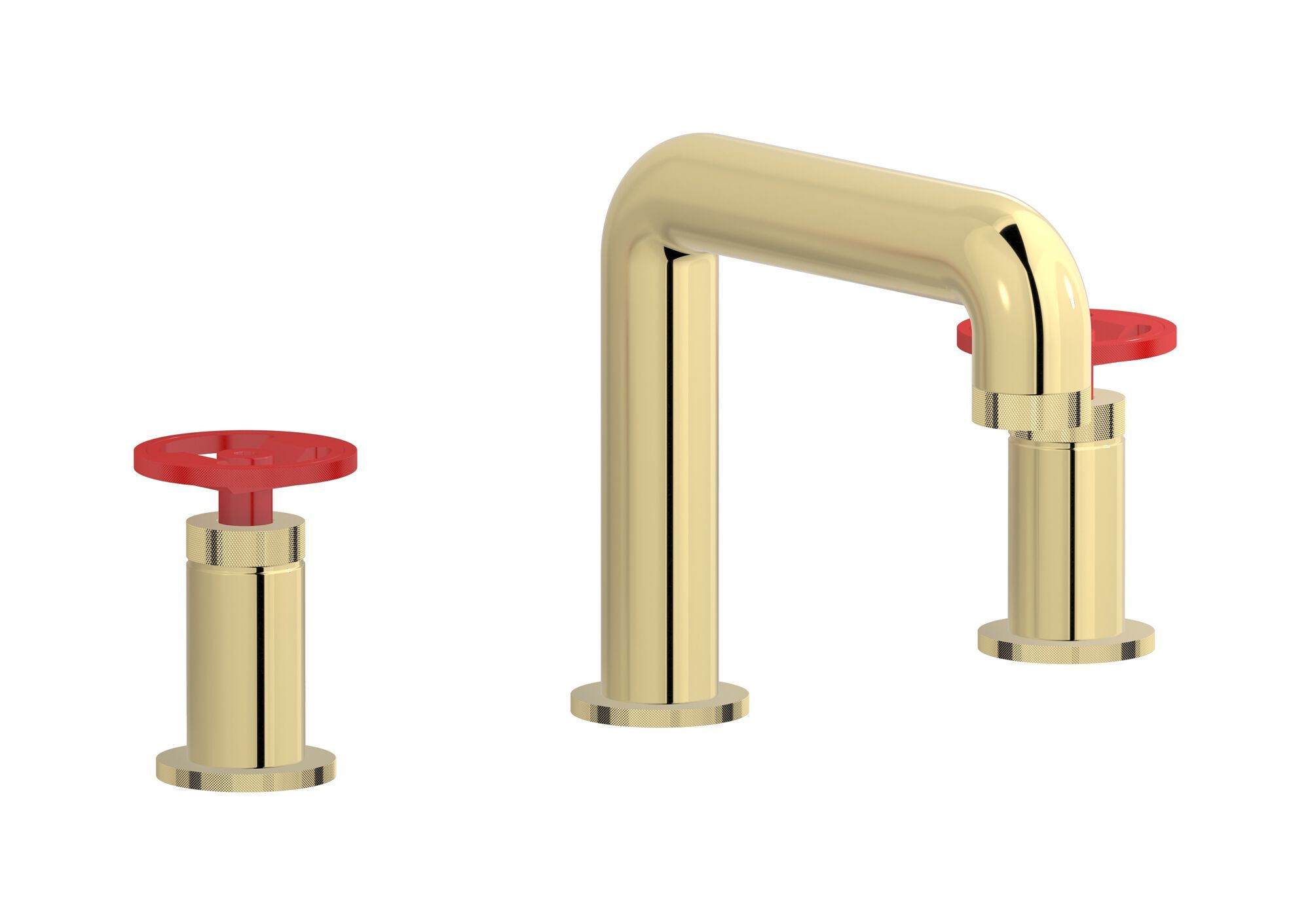 Смеситель для раковины с 3 отверстиями для пола с автоматическим сливом IB Bold ARCH-00060868 - Вид №8