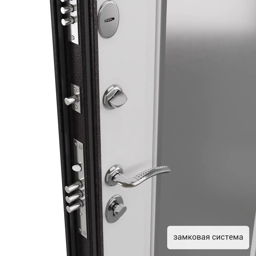 Дверь входная металлическая Грата 950 мм левая цвет скай белый РР TOREX STLM-2016890 - Вид №2