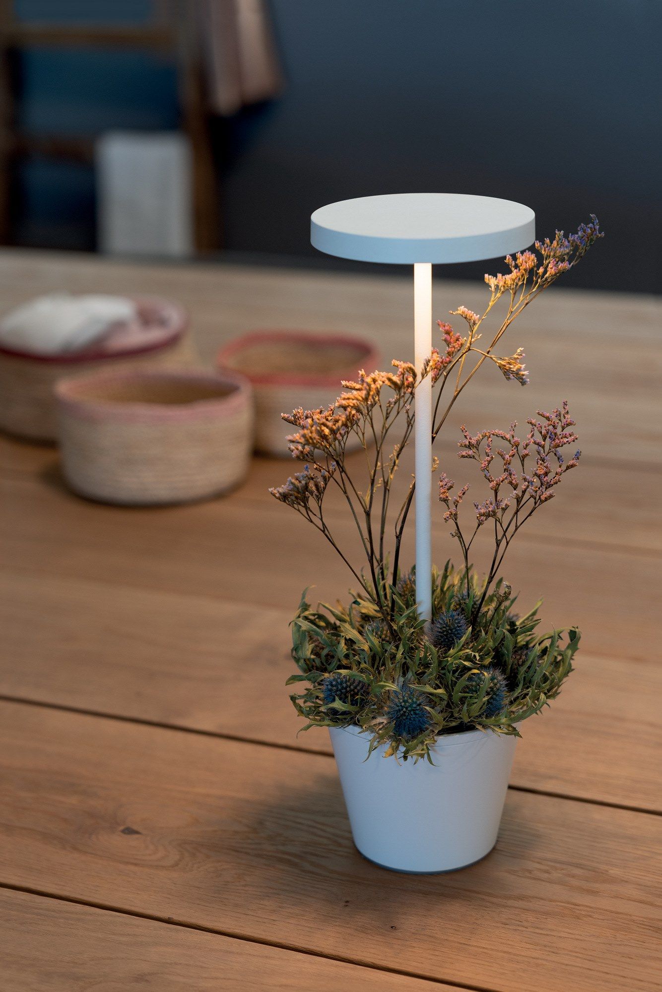 Алюминиевая аккумуляторная батарея настольная лампа Zafferano Poldina ARCH-00059520 - Вид №11