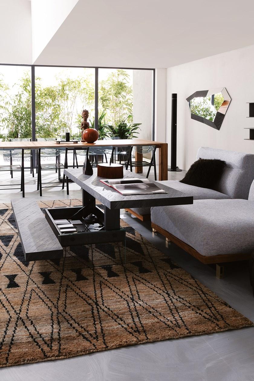 Ozzio Italia Регулируемый по высоте деревянный журнальный столик  T063  - Вид №5