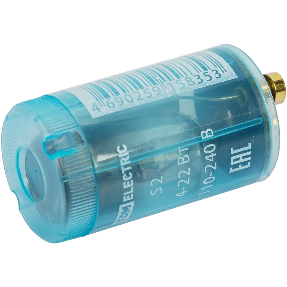 Стартер TDM ELECTRIC S2 для люминесцентных ламп 4-22Вт 14389571 STLM-0004879 - Вид №3