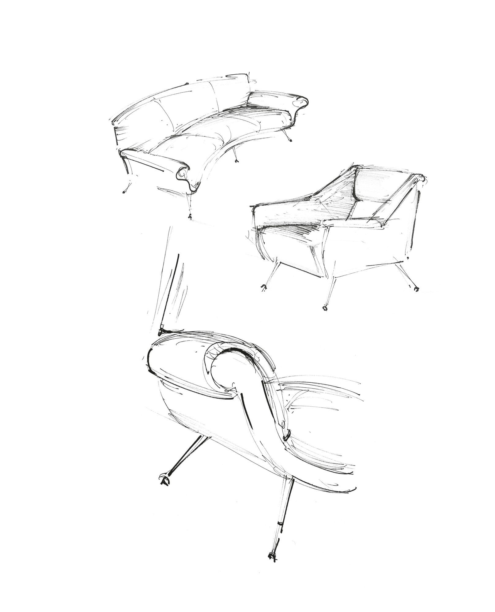 2-местный тканевый диван Minotti Albert &amp ARCH-00075712 - Вид №2