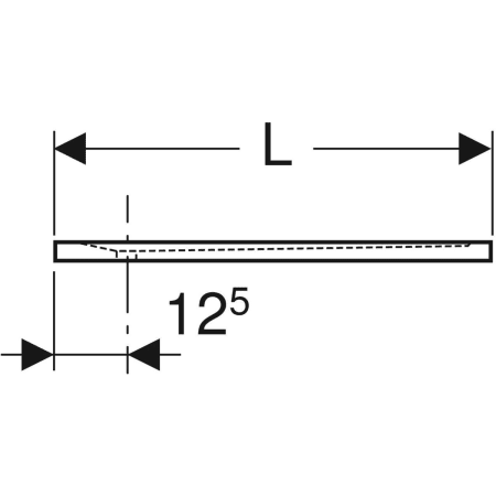 550.260.00.2 Квадратный душевой поддон Geberit Sestra Geberit  - Вид №3