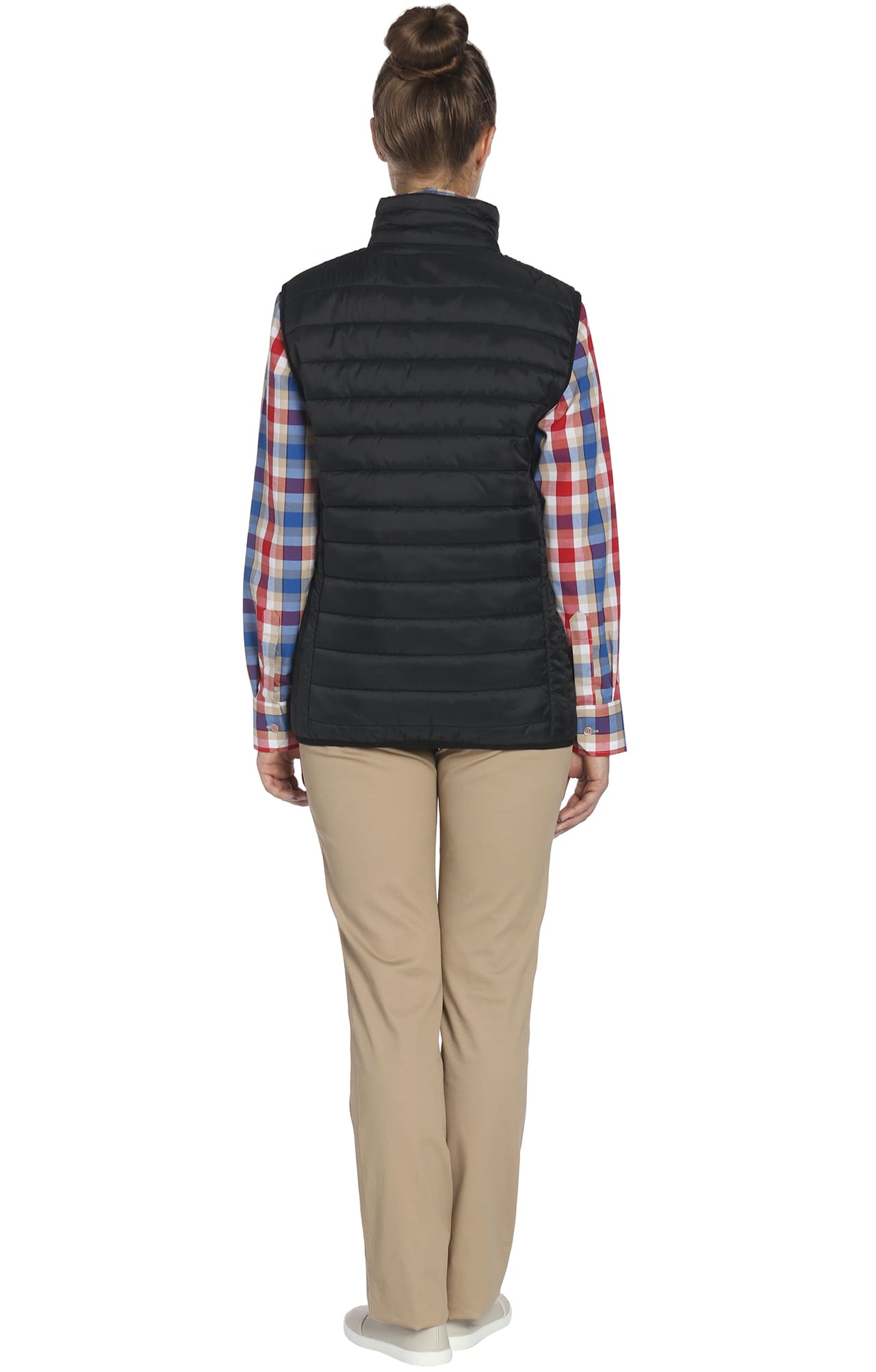 69674 Жилет стеганый  black El-Risto  Демисезонная одежда размер XXXL (108)  - Вид №7