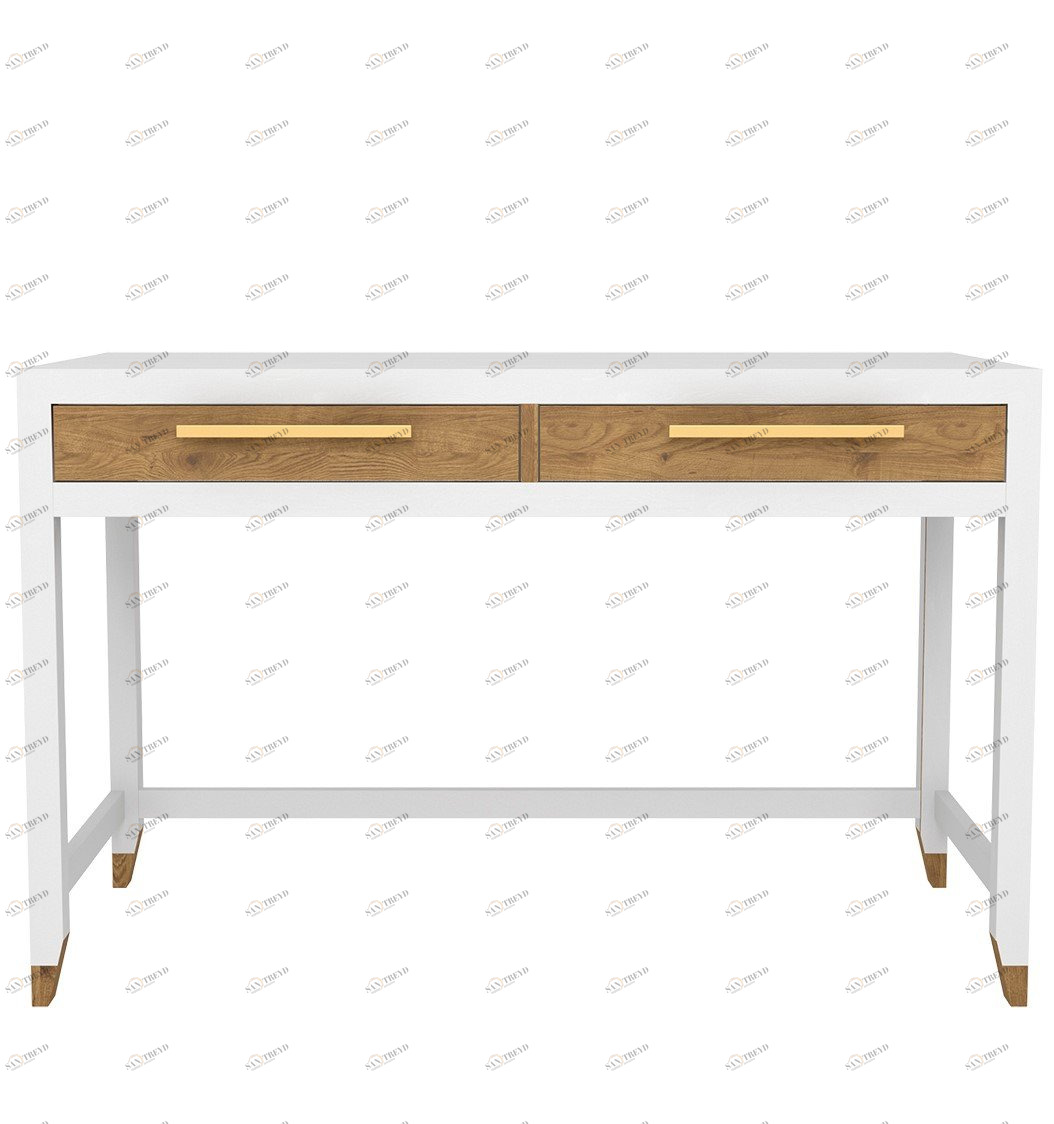 Письменный стол белый с деревянными ящиками 120 см N1 Arnika FURNITERA ПИСЬМЕННЫЕ СТОЛЫ ARNIKA 120352 Белый 