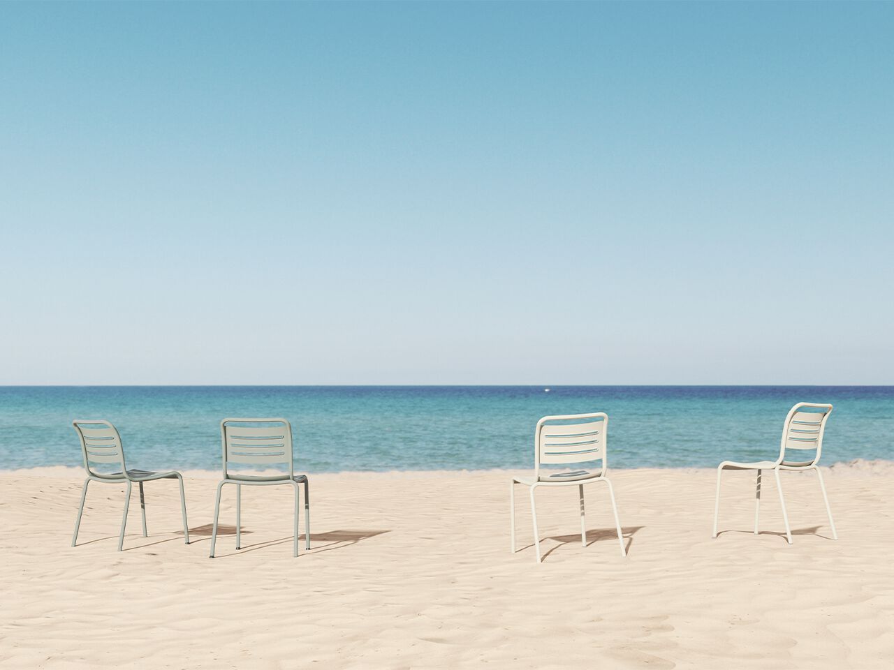 Штабелируемый стул из переработанного алюминия COLOS Re-al ARCH-00090221 - Вид №4