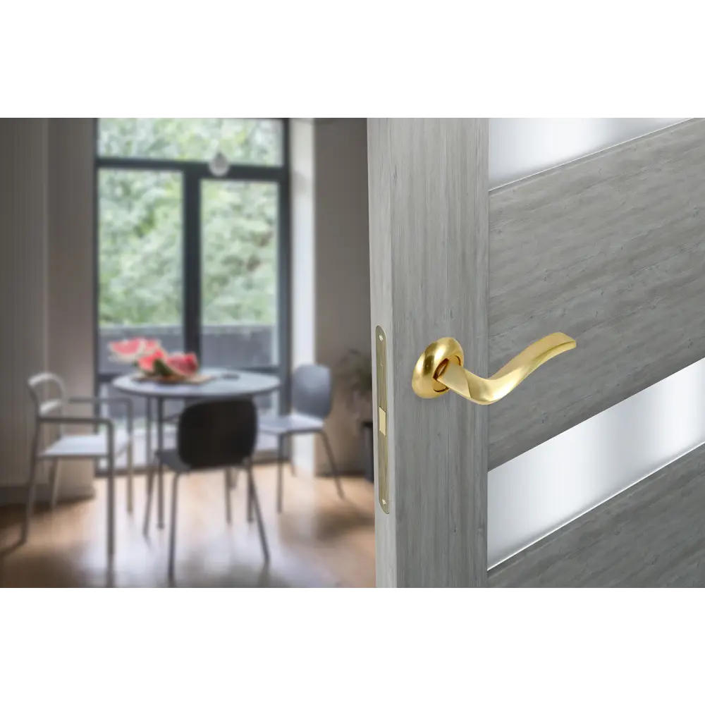 Дверные ручки EDSON EDS-36H-R1 золотые для межкомнатных дверей 85170620 STLM-0059419 - Вид №7