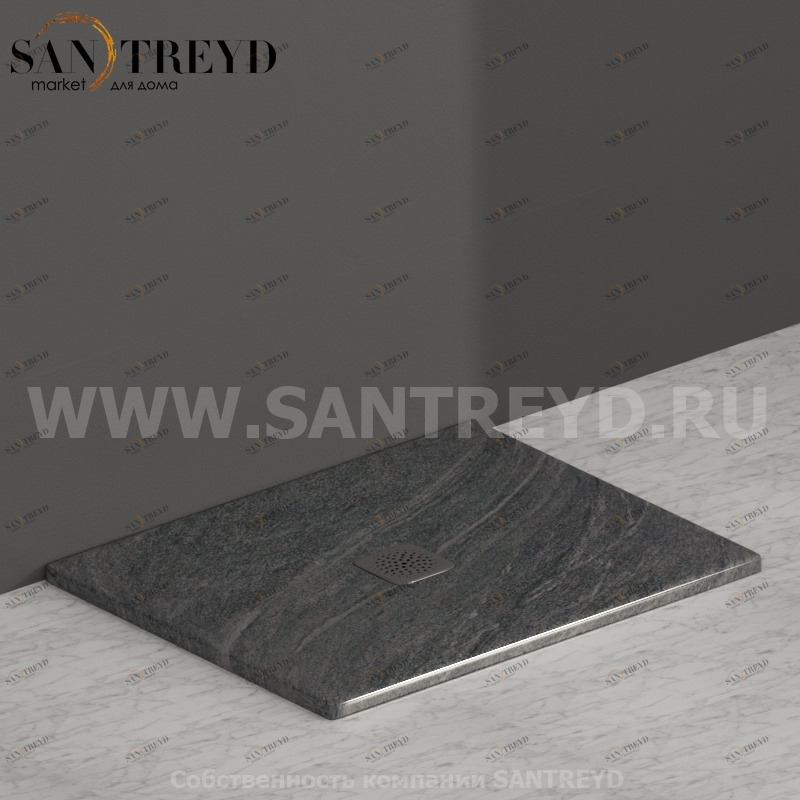 DT072SG Душевой поддон 90x72 керамический Globo Ceramica Globo DOCCIATRE