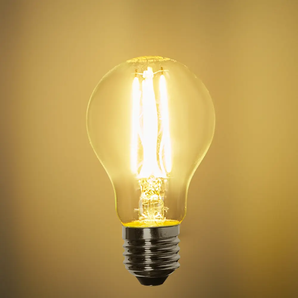 LEXMAN LED лампа E27 прозрачная груша с теплым светом 82991645 STLM-1367273 - Вид №2