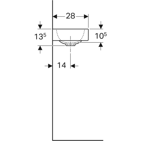 124736000 Раковина Geberit iCon Geberit  - Вид №4