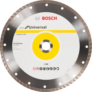 Диск алмазный универсальный Bosch Eco for Universal 2608615039 турбо 230x22.2x3 мм