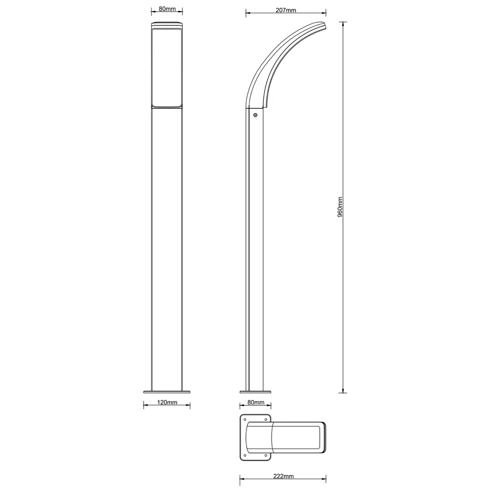 Светильник Inspire Lakko для садового освещения 89107984 STLM-0932248 - Вид №4