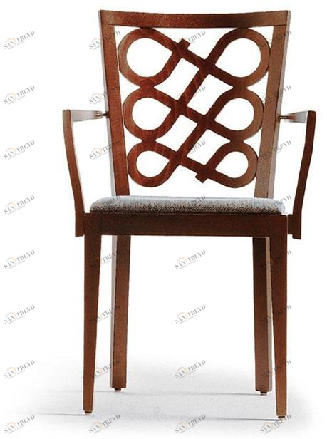 Blifase Стул из ткани с подлокотниками Venere 135p