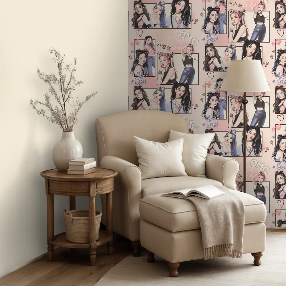 Обои флизелиновые Euro Decor Idols 1 бежевые 1.06 м ED7341-02 89449122 STLM-2008972 Idols1 - Вид №4