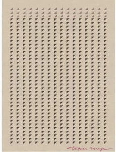 Tapis Rouge Прямоугольный коврик ручной работы Val camonica Tr 1719