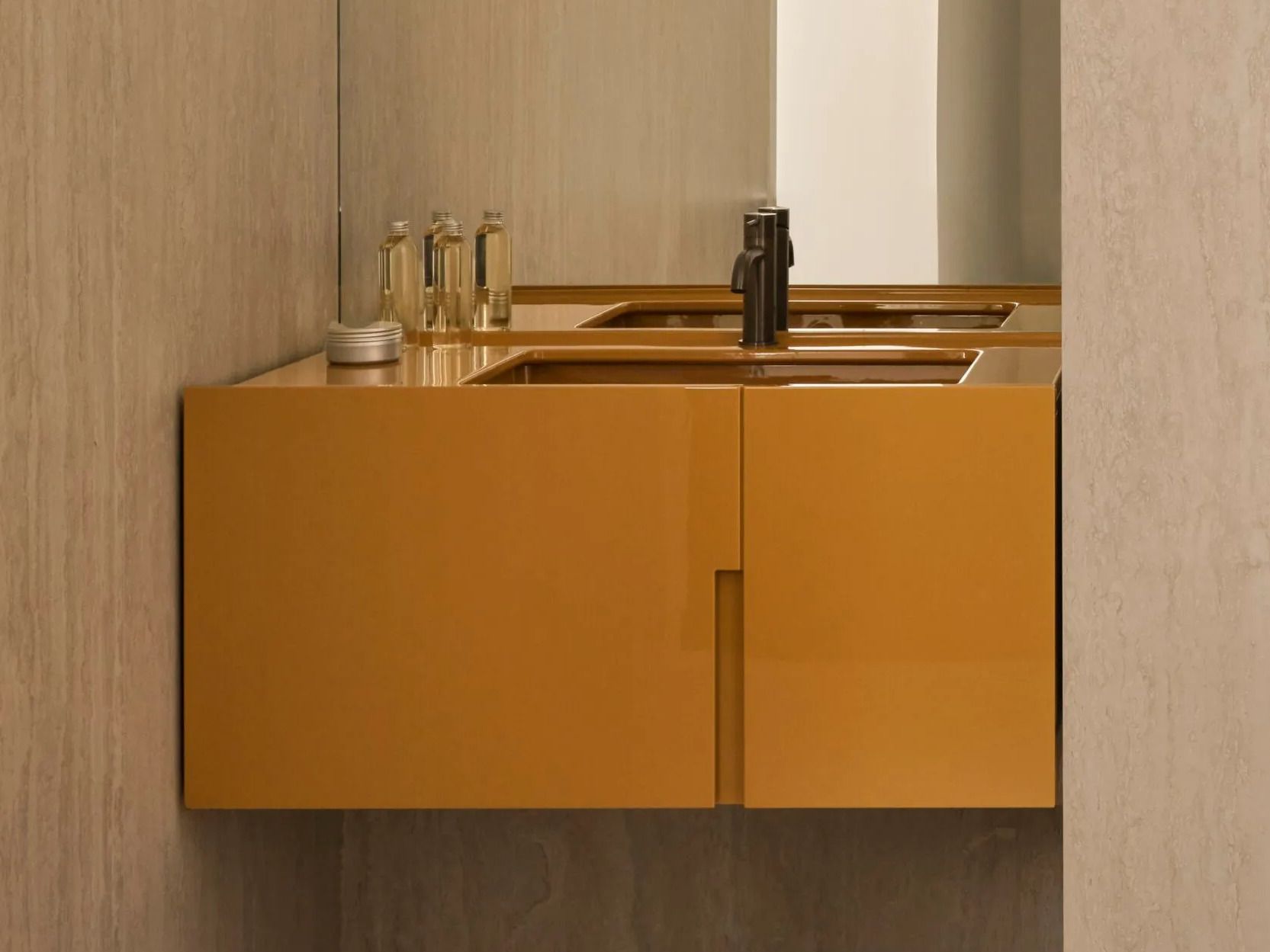 Деревянный подвесной умывальник с ящиками Ceramica Cielo Filo ARCH-00041504