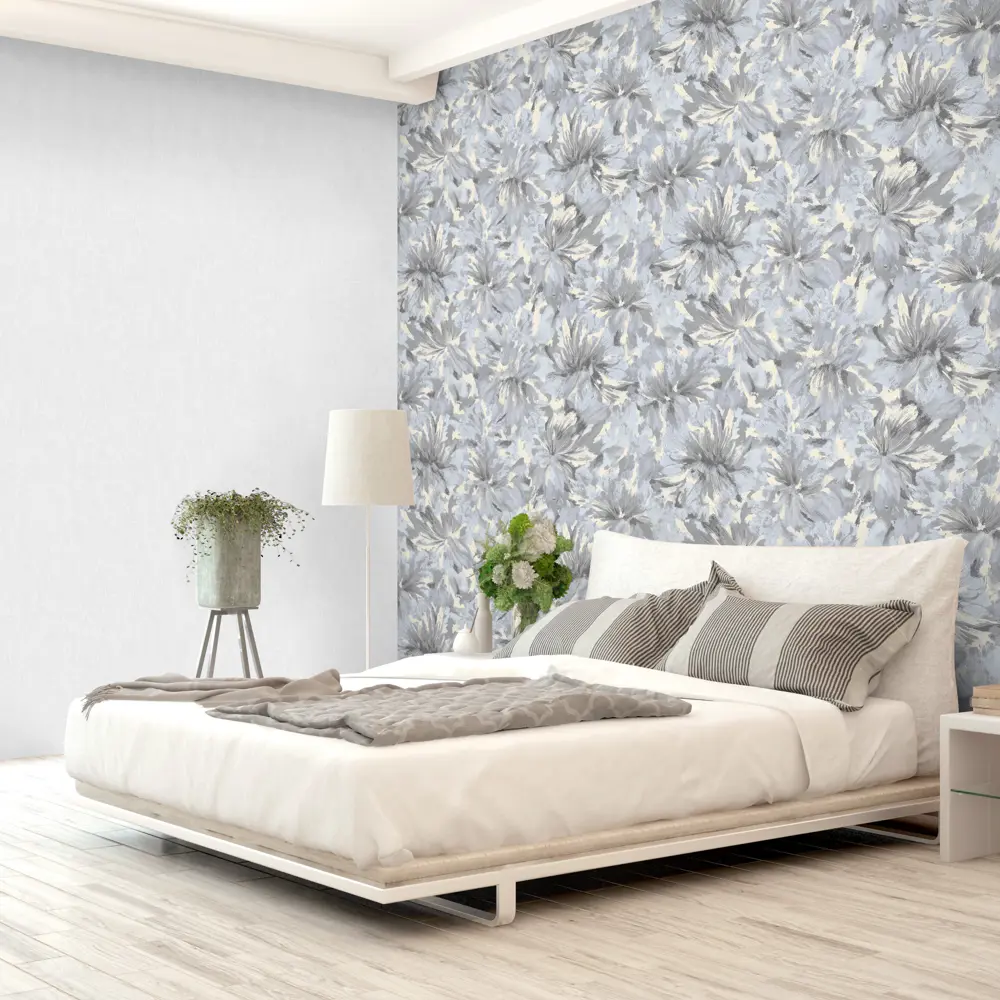 Обои флизелиновые Grandecolife Vera серые 1.06 м GDR152003 STLM-2060145 - Вид №5