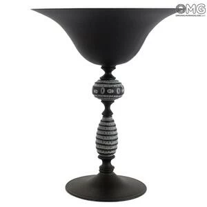 752 ORIGINALMURANOGLASS Муранский Кубок - бокал Afro Cup Tipetto - муранское стекло OMG  см