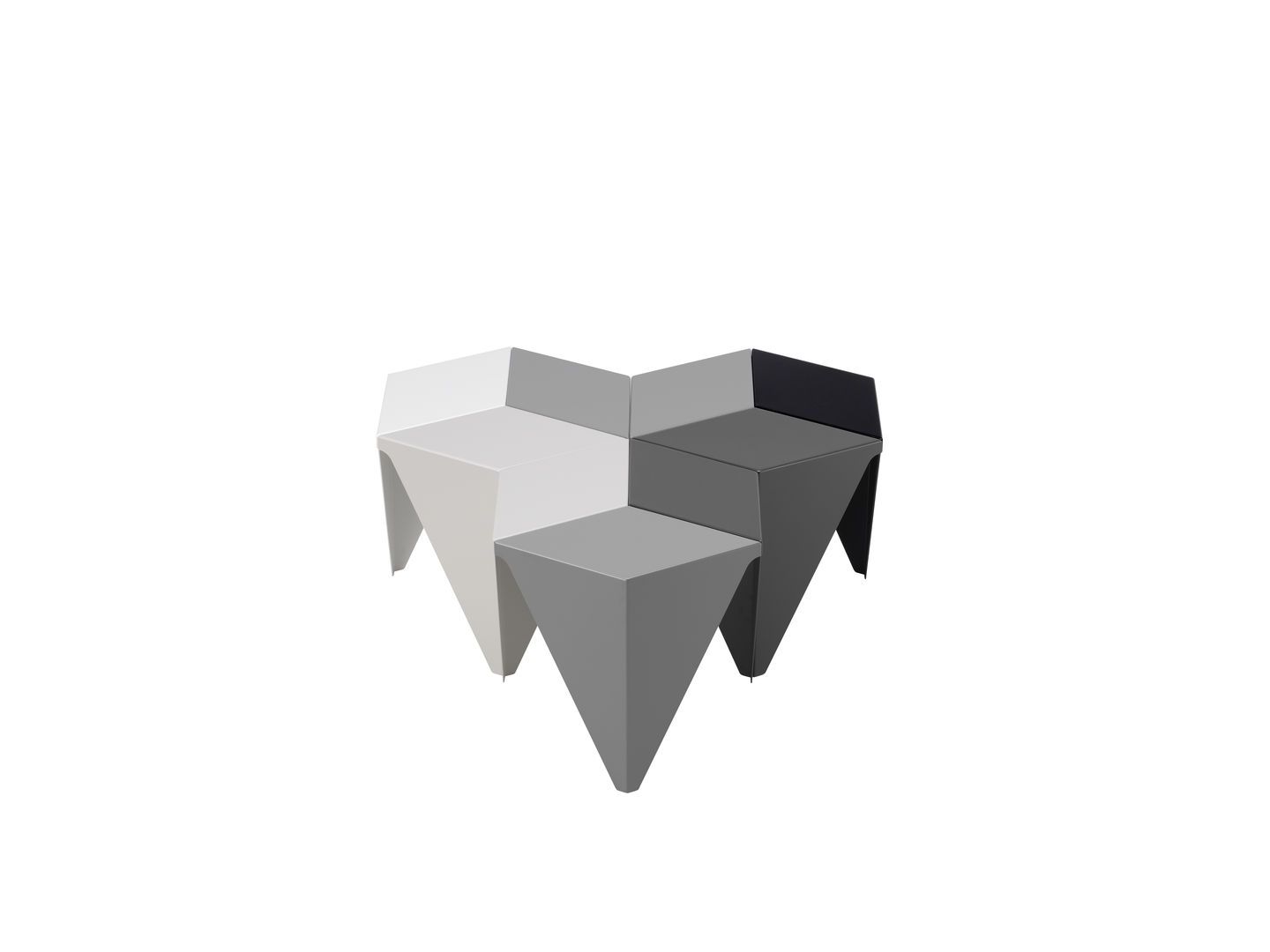 Алюминиевый журнальный столик VITRA PRISMATIC TABLE ARCH-00059368 - Вид №8