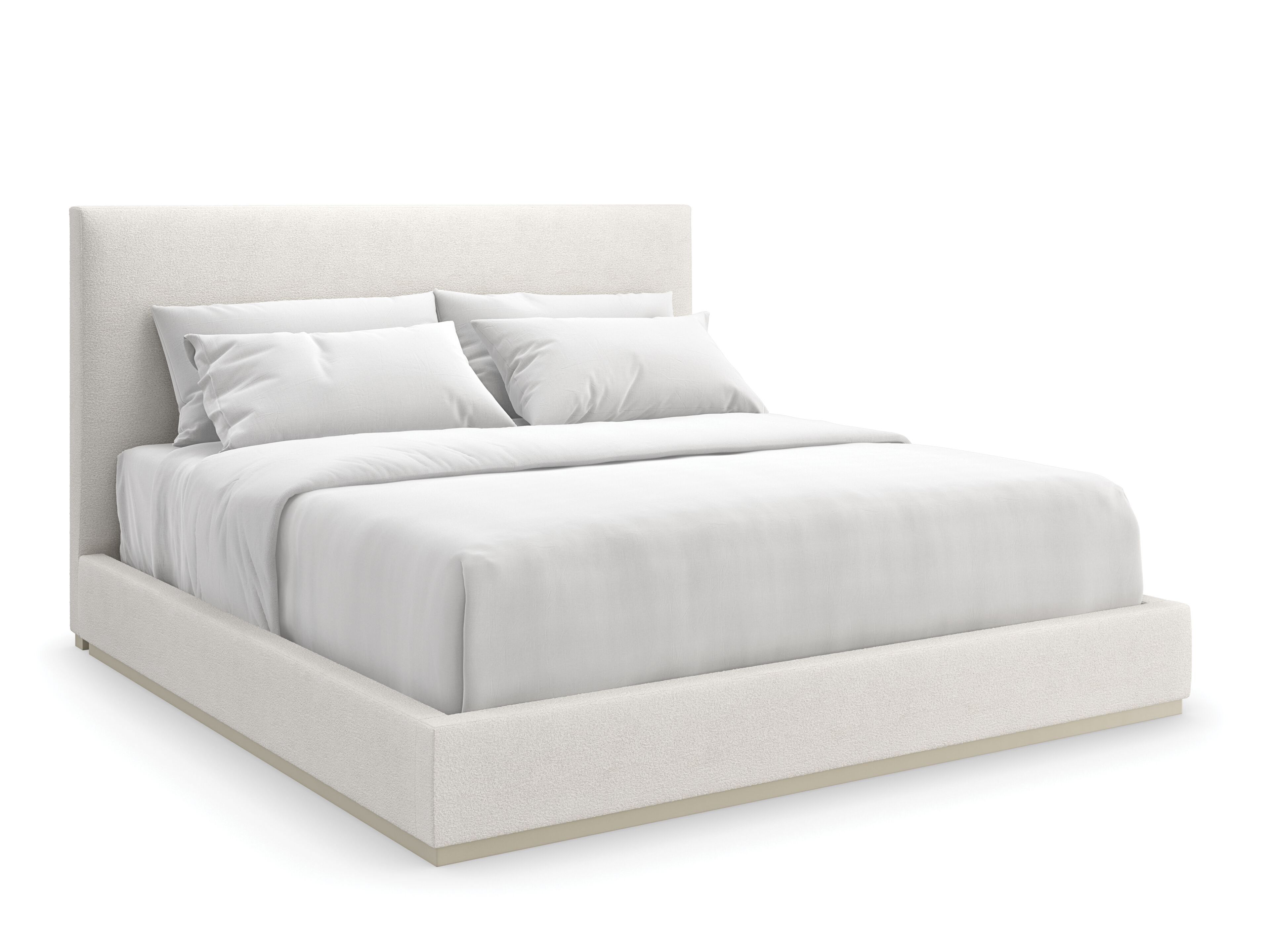 Двуспальная кровать с мягкой тканью Caracole BOUTIQUE ARCH-00102224