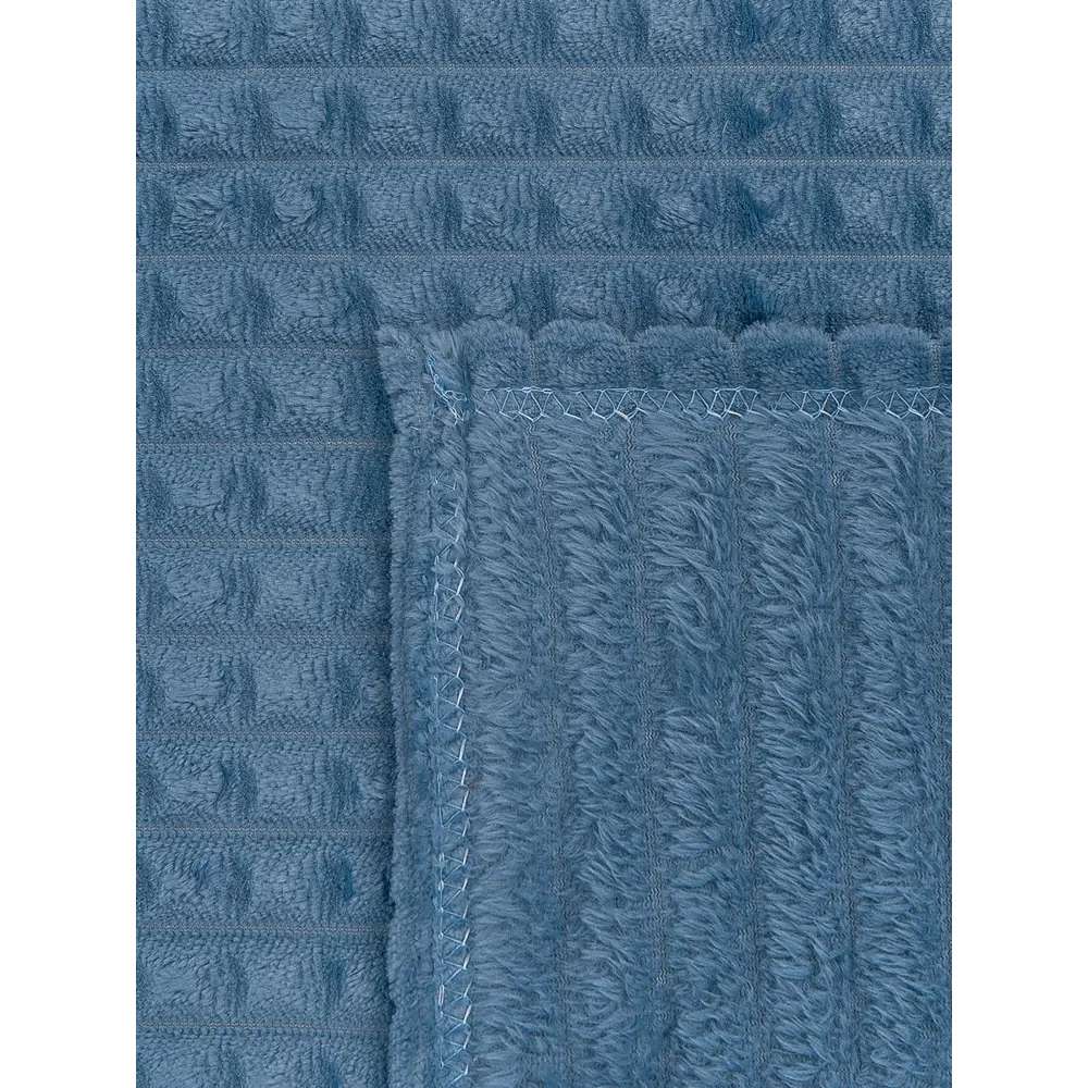 Плед Кубики 200x220 см фланель цвет синий 89449320 STLM-2201505 TEXREPUBLIC - Вид №1