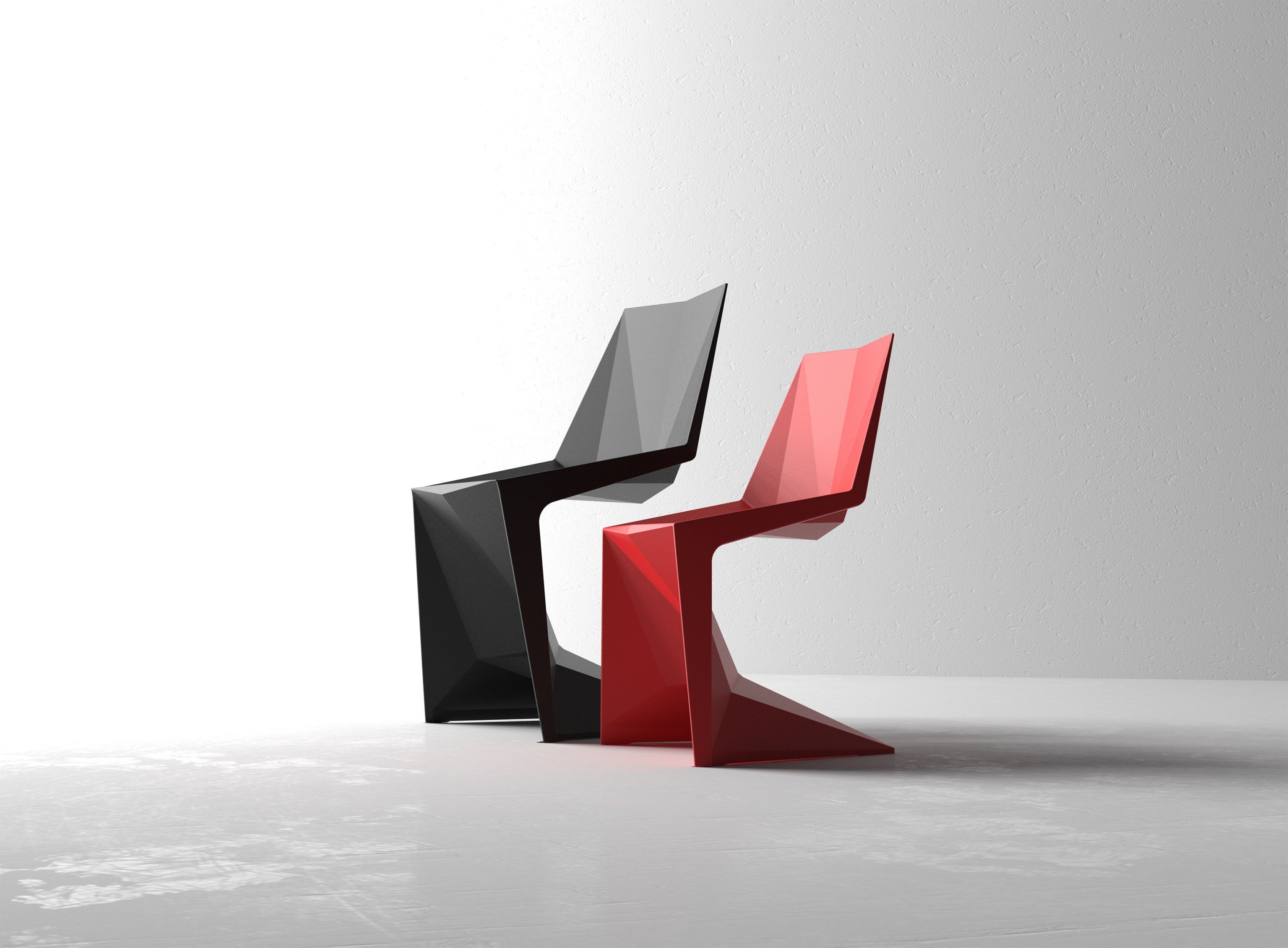 Штабелируемый садовый стул из полипропилена Vondom воксель ARCH-00055589 - Вид №10