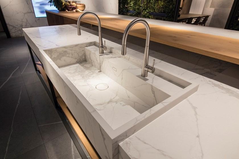 Inalco Кухонная столешница из керамогранита под мрамор Mdi | itop® sun-id-1412464 - Вид №8