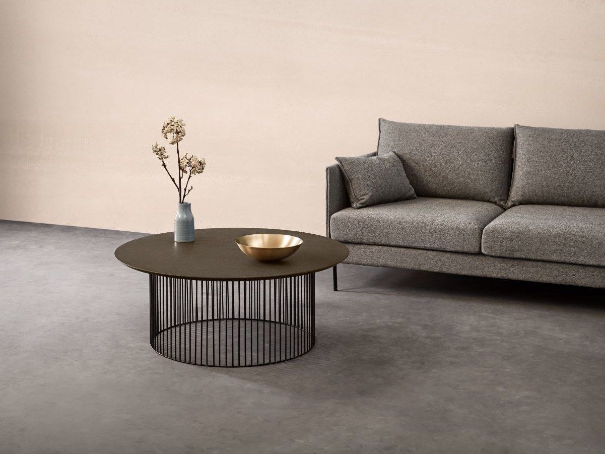 Круглый стол из стали и дерева Kendo Mobiliario Гидра ARCH-00056914 - Вид №6