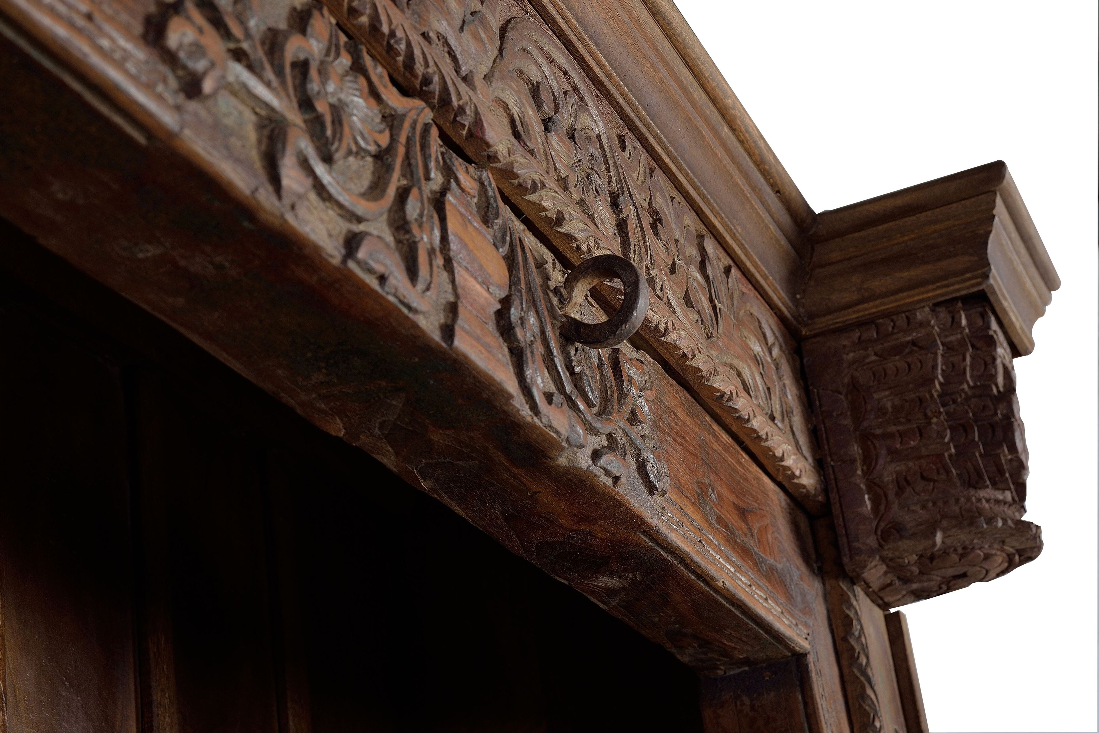 Отдельно стоящий книжный шкаф из манго Giner y Colomer 1432 ARCH-00039133 - Вид №3