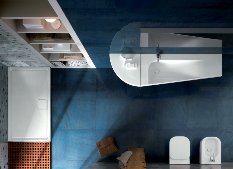 YXF501 G-130T Раковина правая на 1 отверстие Hatria 