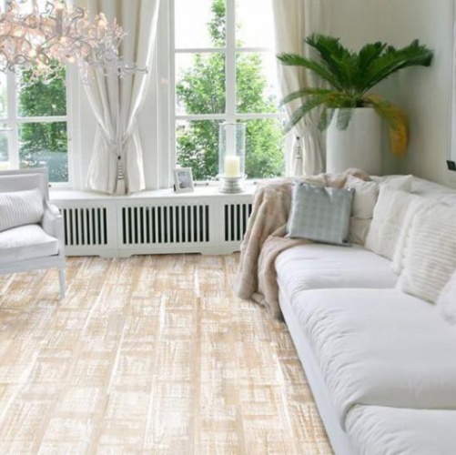 Пробка CorkStyle Wood XL Color Dolomit White (Гладкая) 1235х200 мм 1000900022 - Вид №2