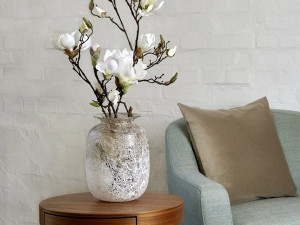 Ваза из дутого стекла