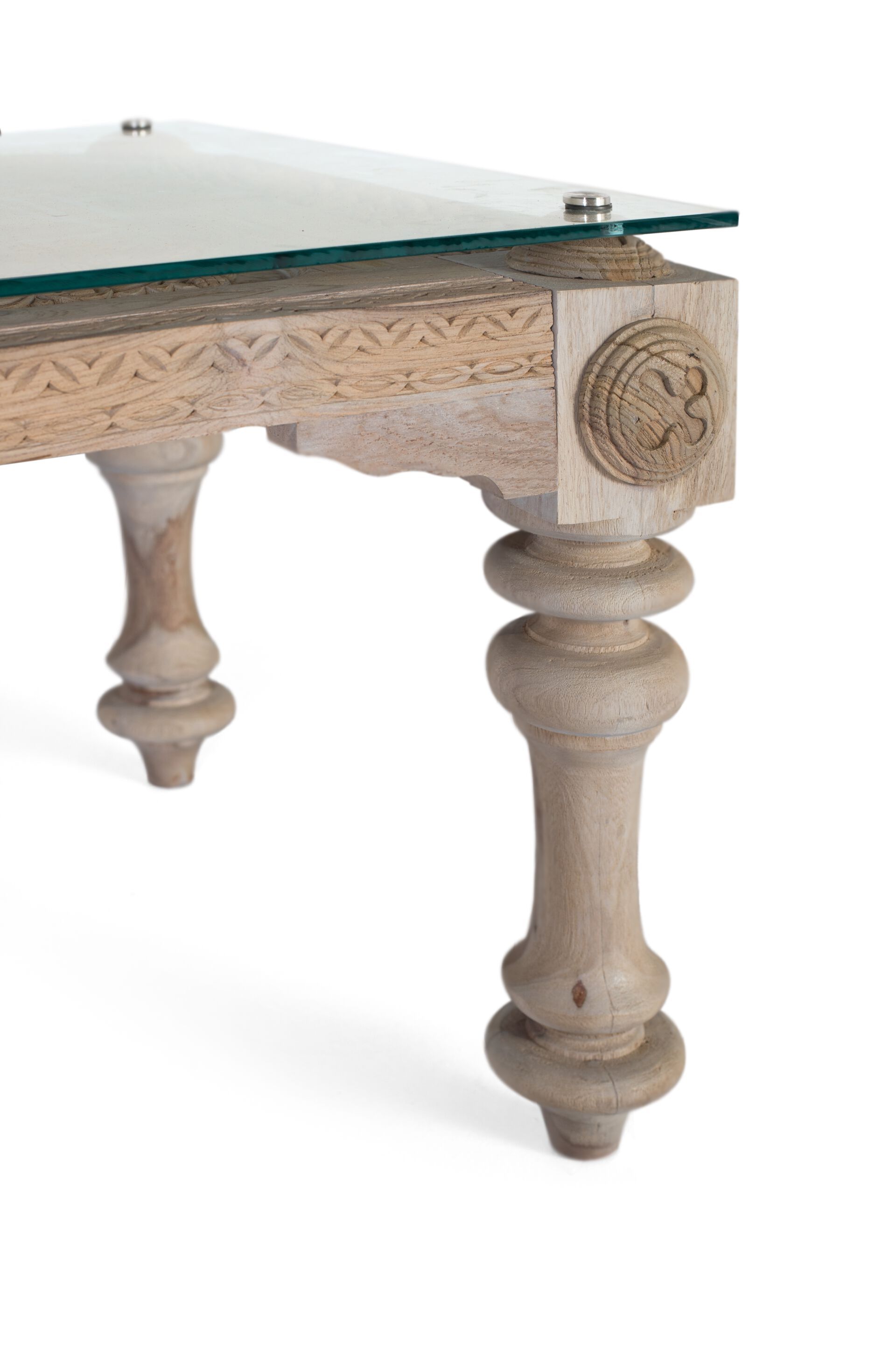 Прямоугольный журнальный столик из дерева и стекла Giner y Colomer 1692 ARCH-00049158 - Вид №3