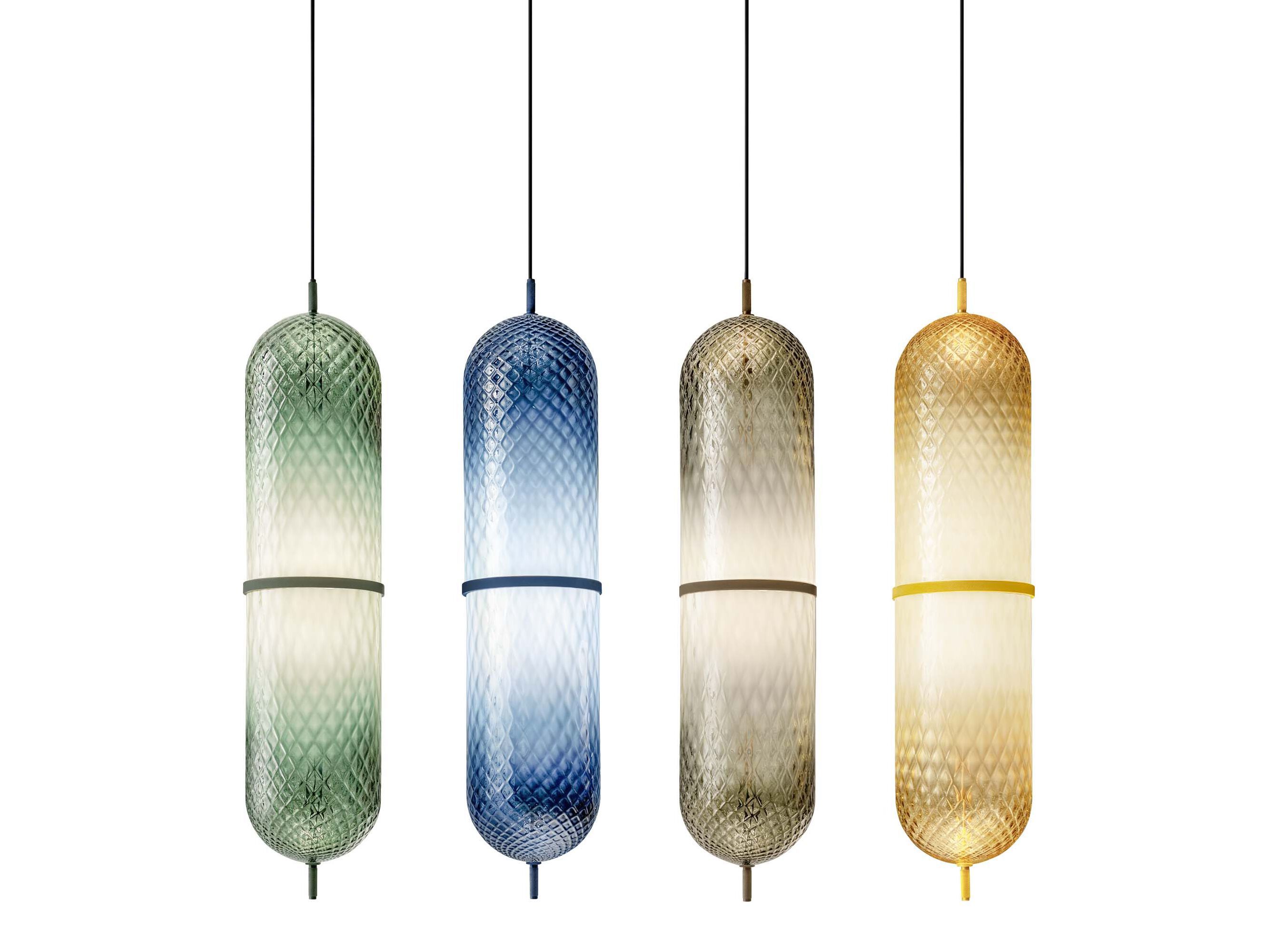 Подвесной светильник ручной работы из дутого стекла Olev Curuba ARCH-00000156 - Вид №2