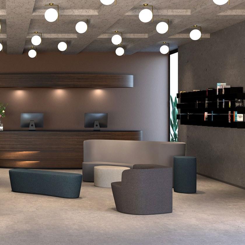 Moroso Овальный пуф из ткани Taba sun-id-1451087 - Вид №5