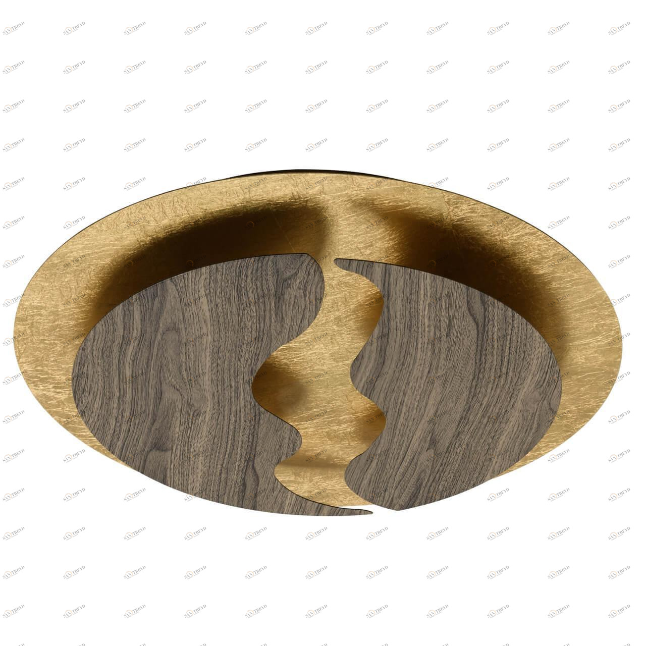 Потолочный светодиодный светильник De Markt Иланг 712011701 DE MARKT ИЛАНГ 202660 Коричневый 
