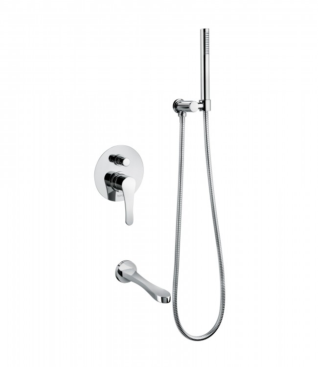 14530 / D Встраиваемый смеситель для ванны и душа с дуплексным душем. Bongio O’Clock Green 14530/D