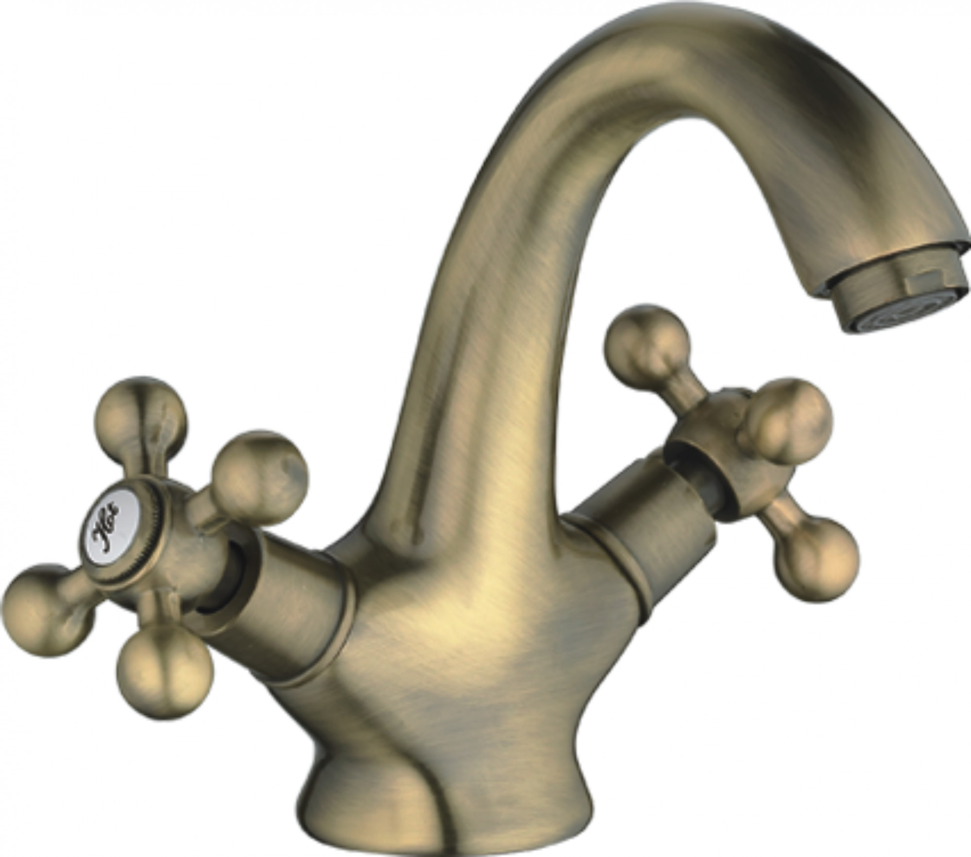 HB1019-4 Смеситель для раковины , бронза Haiba 