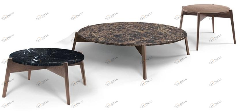 Frigerio Salotti Низкий мраморный журнальный столик Cross sun-id-1494681