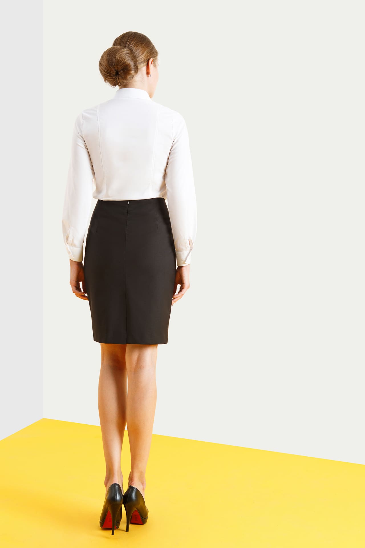 5030115 Рубашка женская  white El-Risto  Корпоративная одежда  размер 54 (4XL)  - Вид №4