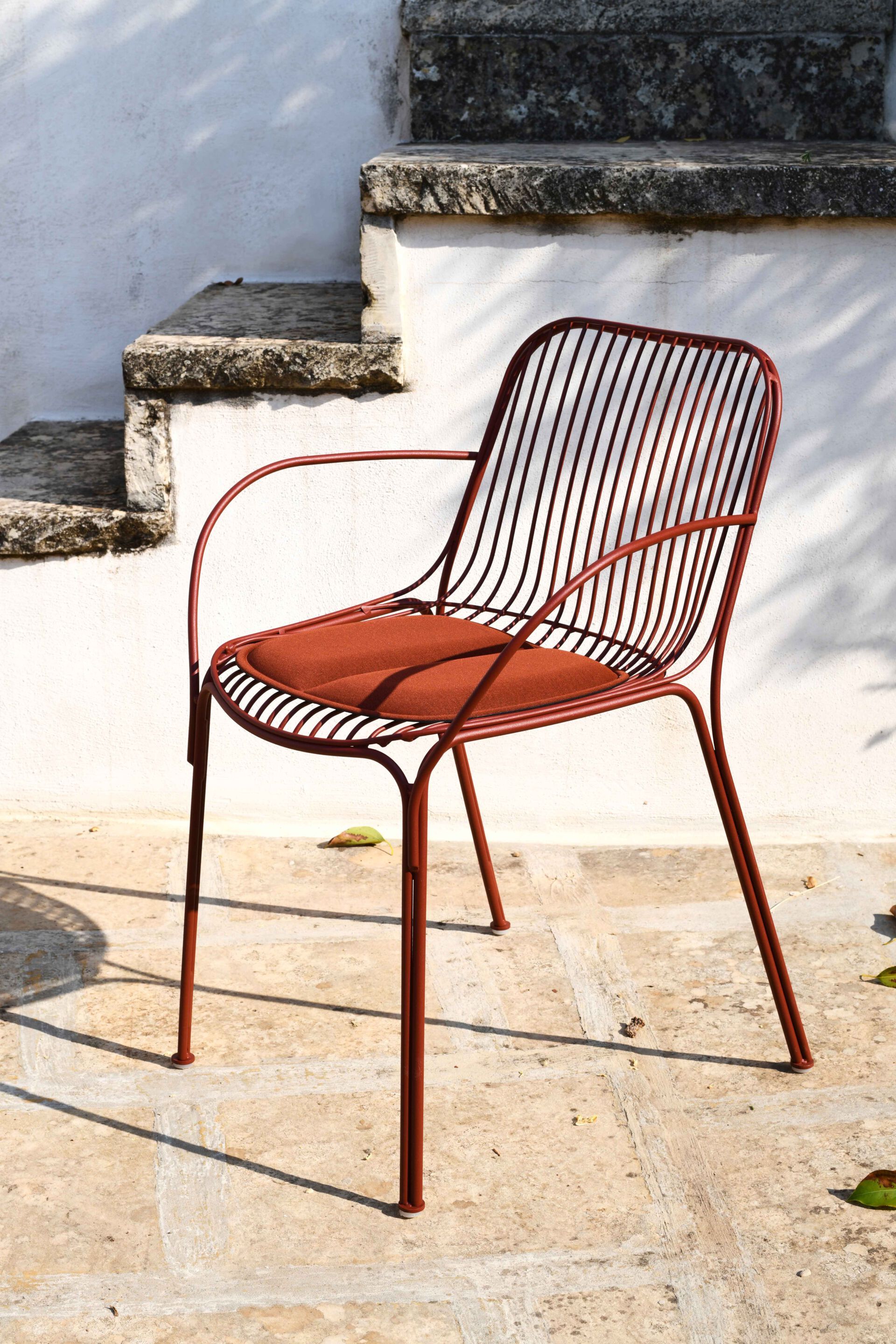 Стул для сада из оцинкованной стали с подлокотниками Kartell Hiray ARCH-00064814 - Вид №5