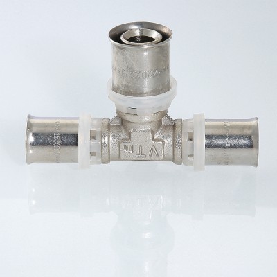 VTm.231.N.322026 Пресс-фитинг – тройник Valtec 32 х 20 х 26 мм  - Вид №8