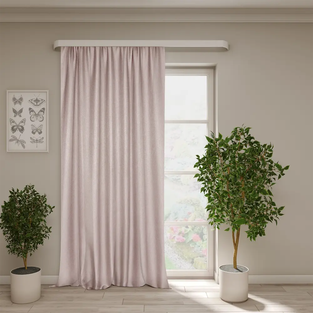 Melange штора на ленте 200x280 см нежный бежевый 89422756 Santreyd STLM-1581421