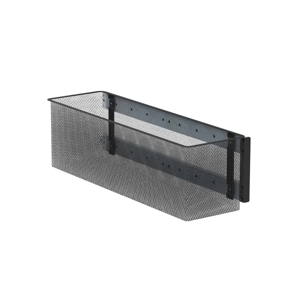 Выдвижная корзина с рамой KONSENSA 17x51x15 см цвет черный 89436158 STLM-2147049  - Вид №5