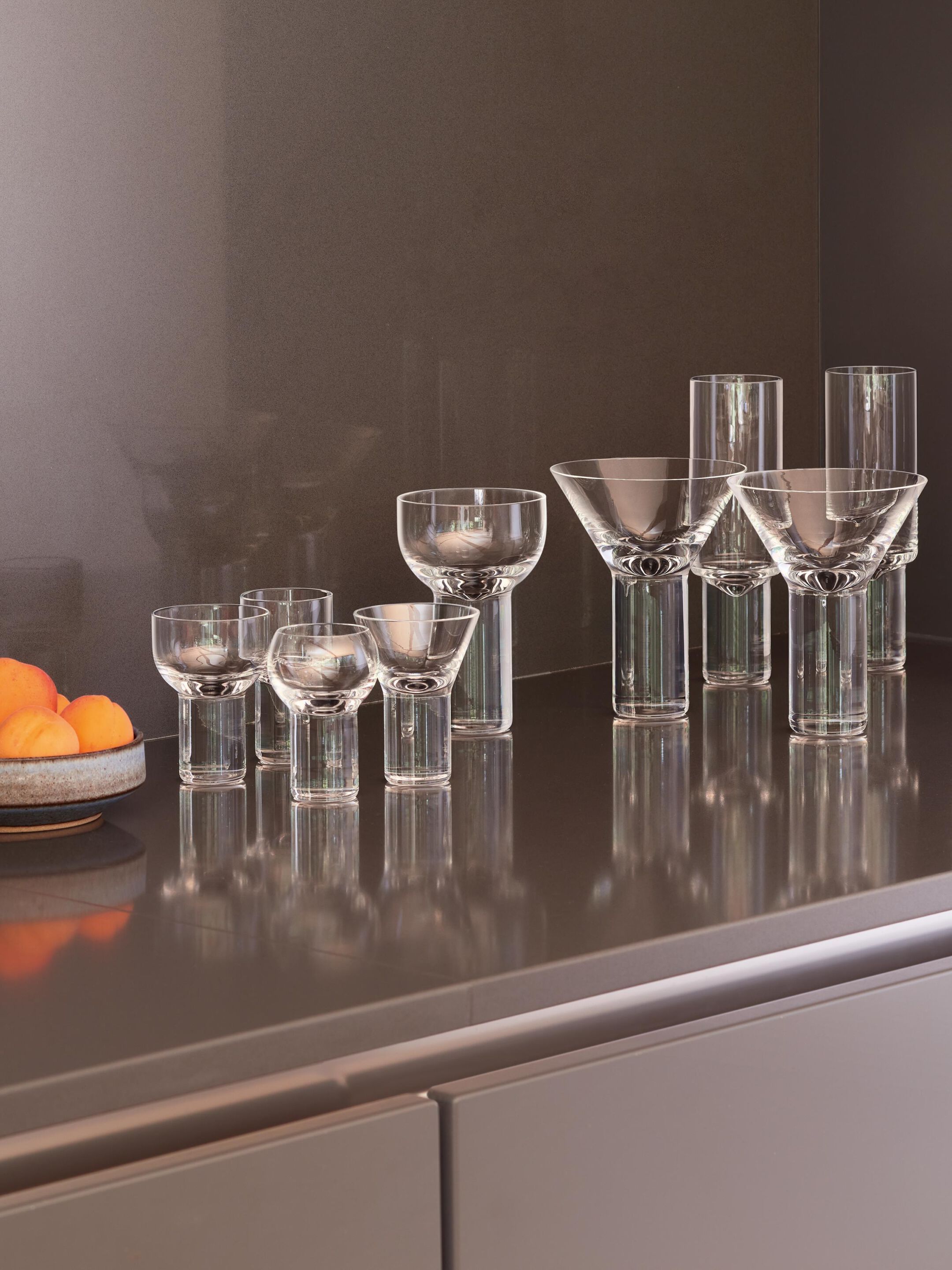 Набор бокалов для коктейлей из дутого стекла - 250 мл LSA Boris ARCH-00080089 - Вид №5