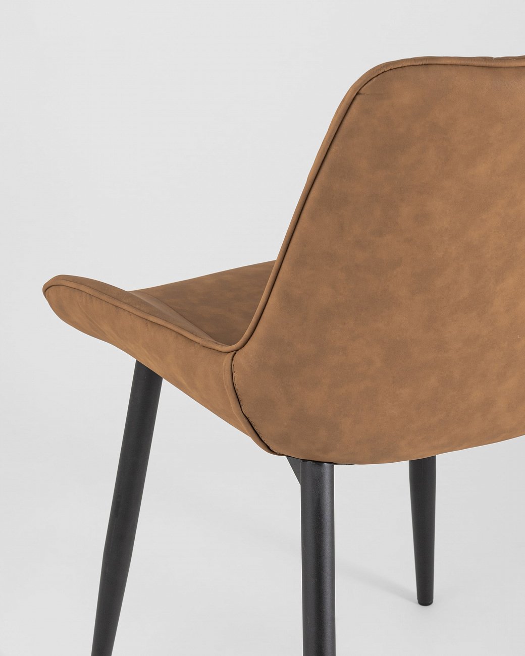 Стул со спинкой коричневый из экокожи "Невада" STOOL GROUP ДИЗАЙНЕРСКИЕ, ИНТЕРЬЕРНЫЕ 00-3946289 Коричневый  - Вид №6